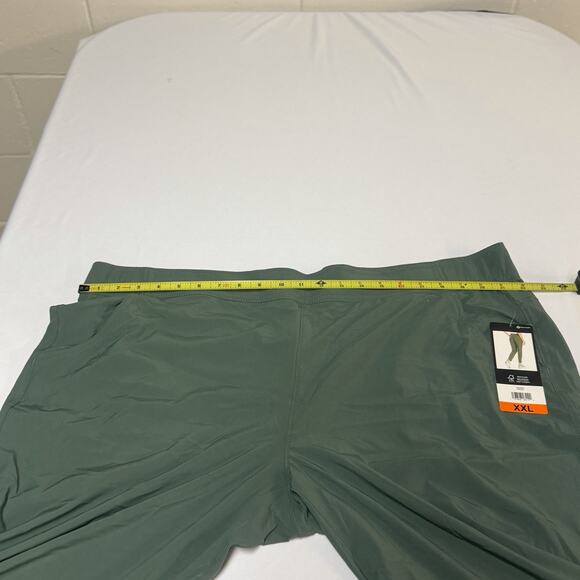 NWT Eddie Bauer Women’s Green Traveler Ankle Pants UPF 50 (XXL) Hiking Outdoor - Picture 15 of 16